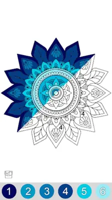 Mandala Color by Number Book android App screenshot 4