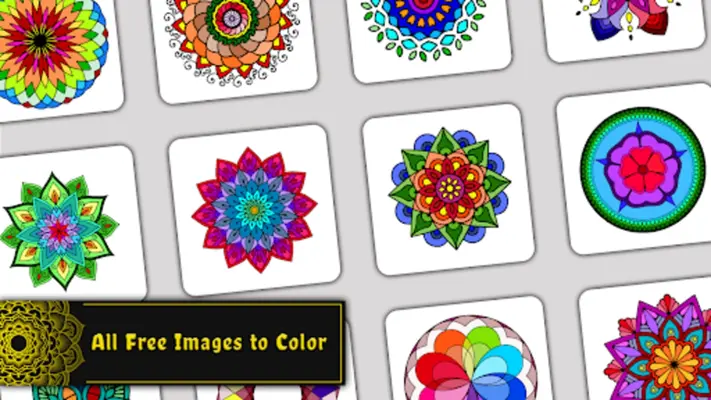 Mandala Color by Number Book android App screenshot 6